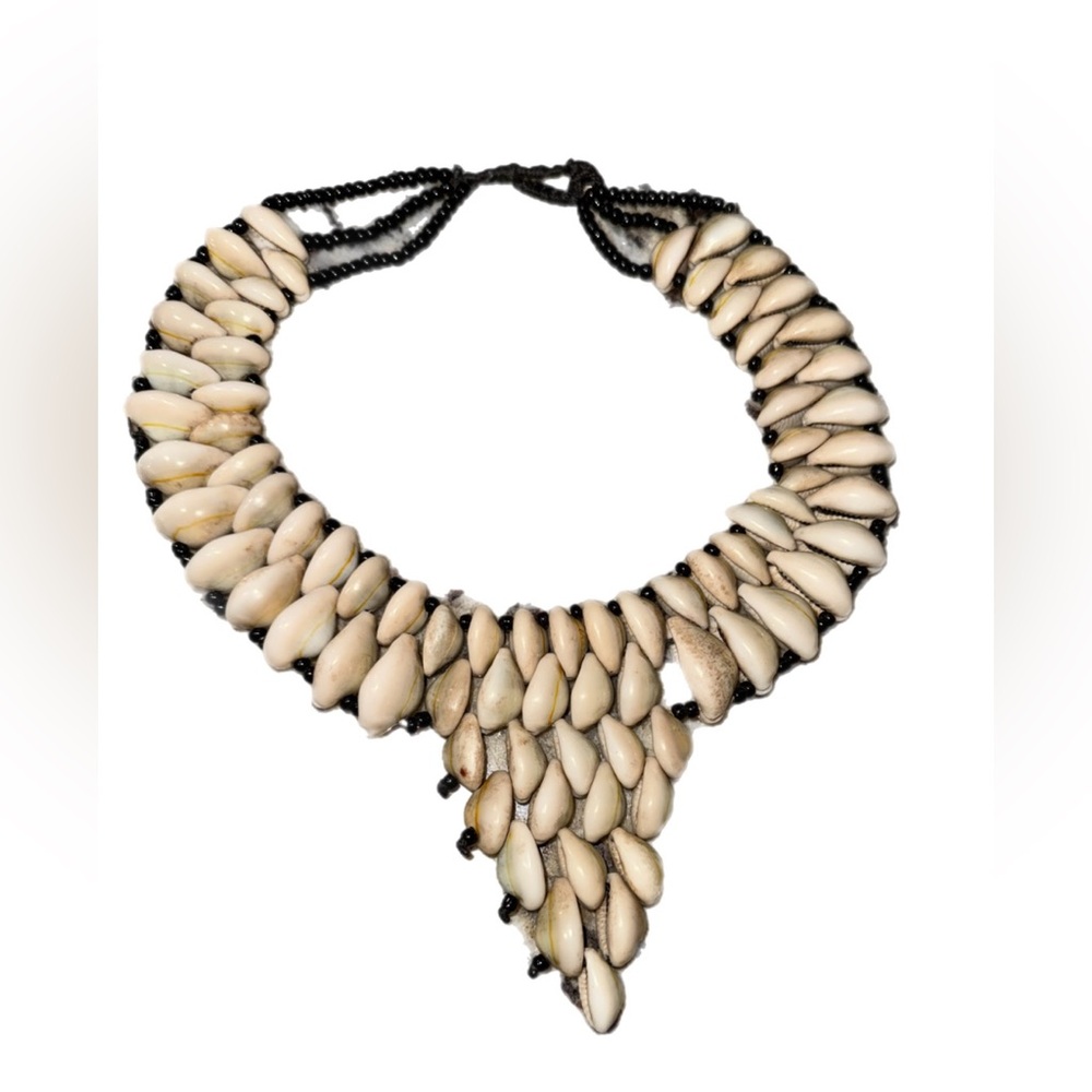African Handmade Cowrie Necklace